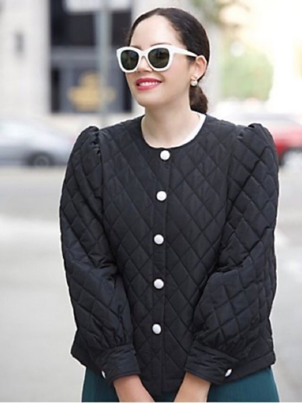 Girl With Curves Quilted Jacket